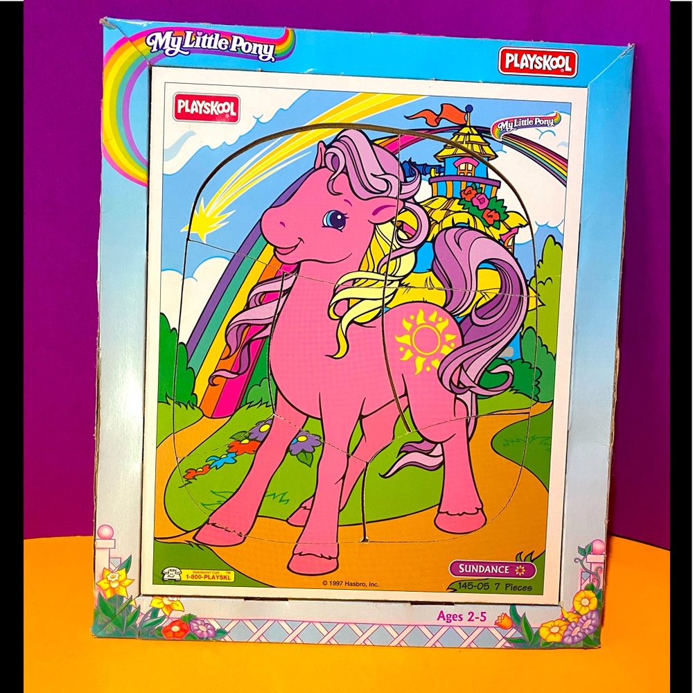 MY LITTLE PONY G2 VINTAGE 1997 Sundance Wood Puzzle PLAYSKOOL